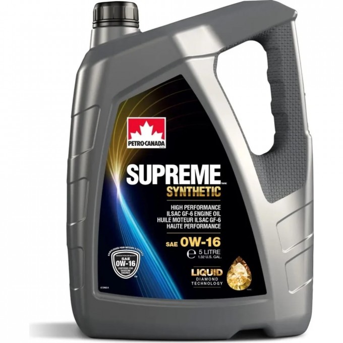 Моторное масло PETRO-CANADA SUPREME SYNTHETIC 0W-16 MOSYN16C20